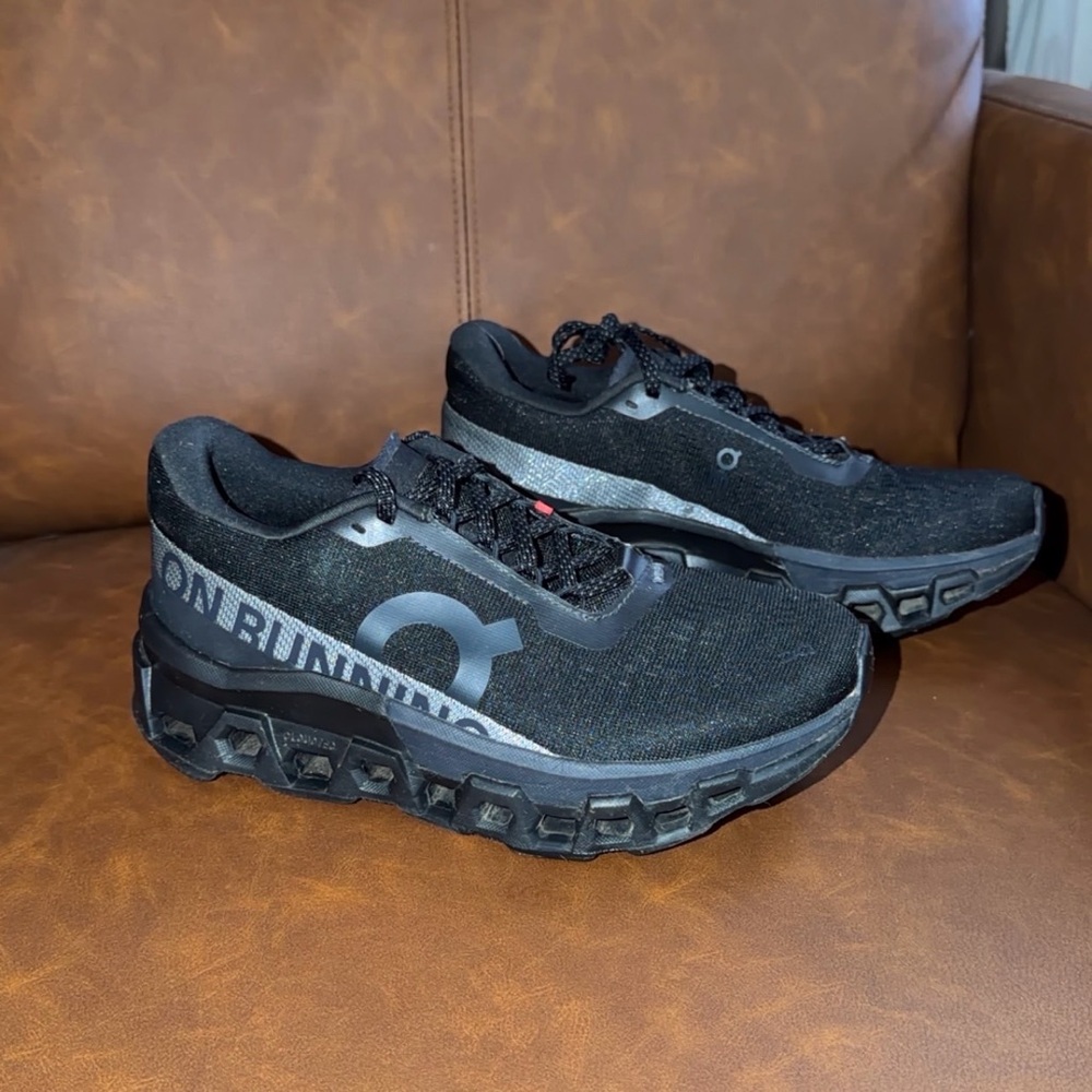 On Cloud Cloudmonster 2, Black, Size 6.5 Womens